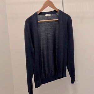 Merino wool cardigan.  Suit supply